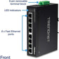 TRENDnet 8-Port Industrial Fast Ethernet DIN-Rail Switch