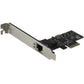 StarTech.com 1 Port 2.5Gbps 2.5GBASE-T PCIe Network Card