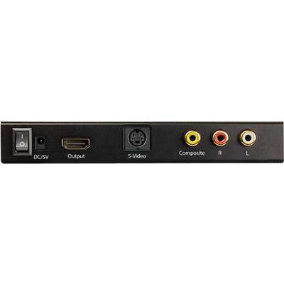 StarTech.com S-Video or Composite to HDMI Converter with Audio - 720p