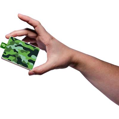 Seagate 500GB One Touch Special Edition SSD USB 3.0 - Camo Green
