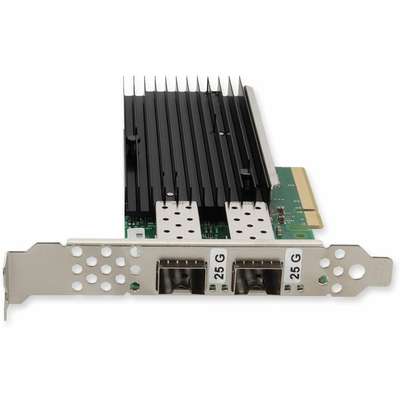 Addon 25G Dual SFP28 Port NIC PCIE 3.0 X8 NIC with Pxe Boot