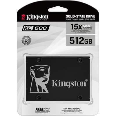 Kingston Technology 512GB SSD KC600 SATA3 2.5 inch