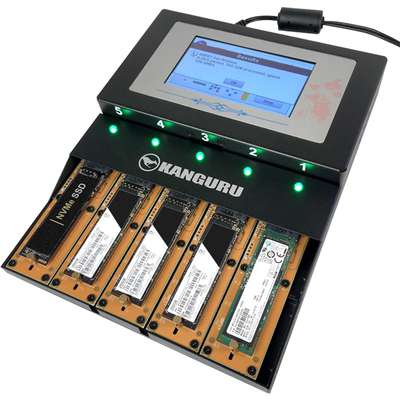 Kanguru Solutions KanguruClone 4 NVMe Duplicator 1 to 4 M.2 NVMe SSD Duplicator