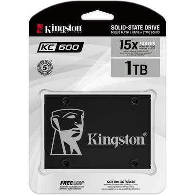 Kingston Technology 1024GB SSD KC600 SATA3 2.5"