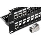 TRENDnet 48-Port Blank Keystone Shielded Patch Panel