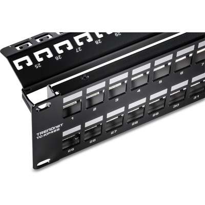 TRENDnet 48-Port Blank Keystone Shielded Patch Panel