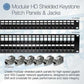 TRENDnet 48-Port Blank Keystone Shielded Patch Panel
