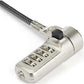 StarTech.com 6.5ft Laptop Cable Lock - Combination Security Wedge Slot Lock