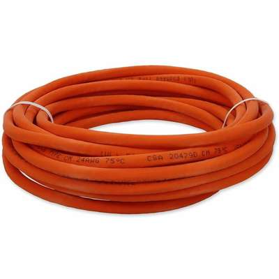 Addon 35FT RJ-45 (Male) to RJ-45 (Male) Orange Straight CAT6A UTP PVC Copper