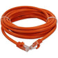 Addon 35FT RJ-45 (Male) to RJ-45 (Male) Orange Straight CAT6A UTP PVC Copper