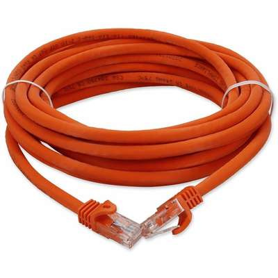 Addon 35FT RJ-45 (Male) to RJ-45 (Male) Orange Straight CAT6A UTP PVC Copper