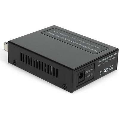 AddOn Media Converter 2XRJ-45 LC MMF 550M with  PoE+
