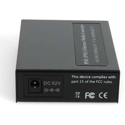 AddOn Media Converter 2XRJ-45 LC MMF 550M with  PoE+