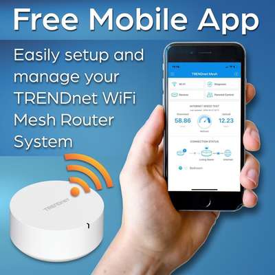 TRENDnet AC2200 WiFi Mesh Router System (2 Pack)