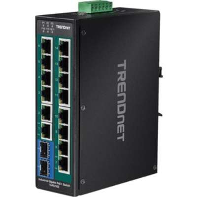 TRENDnet 16-Port Industrial Gigabit PoE