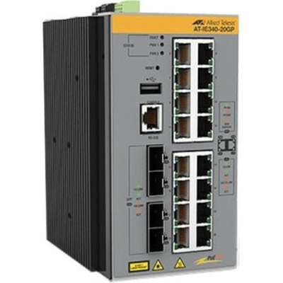 Allied Telesis L3 Industrial Ethernet Switch 16X 10/100/1000-T PoE+ 4x SFP Ports