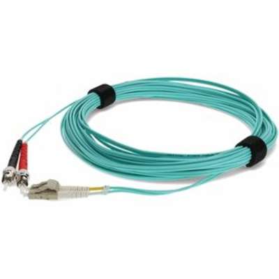 AddOn 1FT LC/St M/F OM4 Aqua Patch Cable