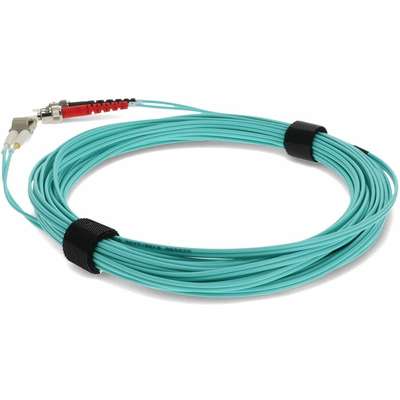 AddOn 1FT LC/St M/F OM4 Aqua Patch Cable