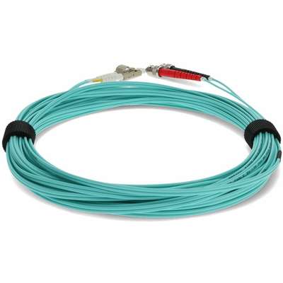 AddOn 1FT LC/St M/F OM4 Aqua Patch Cable