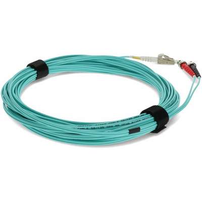 AddOn 1FT LC/St M/F OM4 Aqua Patch Cable