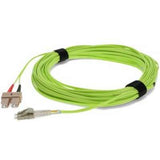 AddOn 15M LC/SC M/M OM5 Lime Green Patch Cable