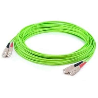 AddOn 15M SC M/M OM5 Lime Green Patch Cable