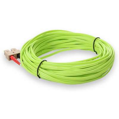 AddOn 15M SC M/M OM5 Lime Green Patch Cable