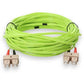 AddOn 15M SC M/M OM5 Lime Green Patch Cable