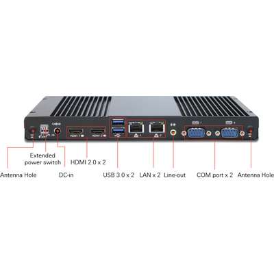 AOpen DEX5550/I3 CPU Bare System BS+CPU DEX5550 I3-7130U CPU 15W CPU