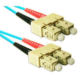 ENET Ethernet 2M SC/SC Duplex Multimode 50/125 10GB OM3 Or Better Aqua Fiber Patch CABLE2