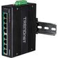 TRENDnet 8-Port Industrial Gigabit PoE+ DIN-Rail Switch (24 - 56V)