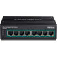 TRENDnet 8-Port Industrial Gigabit PoE+ DIN-Rail Switch (24 - 56V)