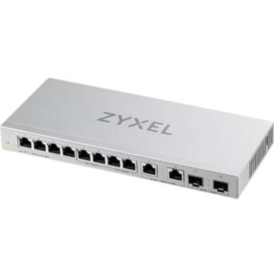 Zyxel XGS1010-12 8 Port Multigig Unmanaged Switch 8X1G 2X2.5G 2X10G