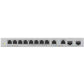 Zyxel XGS1010-12 8 Port Multigig Unmanaged Switch 8X1G 2X2.5G 2X10G