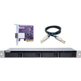 Qnap NAS TL-R400S-Us 1u 4B RM SATA JBOD Expansion unit W QXP-400ES-A1164 PCIE