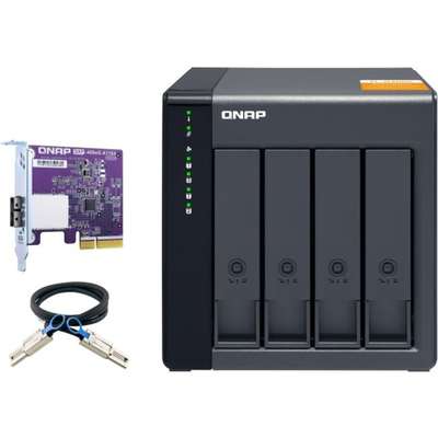 Qnap NAS TL-D400S-Us 4B Desktop SATA JBOD expansionunit W QXP-400ES-A1164 PCIE