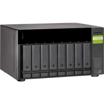 Qnap NAS TL-D800C-Us 8-bay Desktop USB-C 3.1 GEN2 10GBPS JBOD Expansion unit