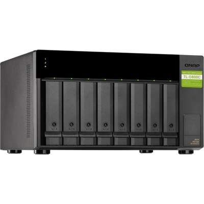 Qnap NAS TL-D800C-Us 8-bay Desktop USB-C 3.1 GEN2 10GBPS JBOD Expansion unit