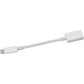 4XEM USB-C Male to USB 3.0 A Female Adapter White Charge and Data