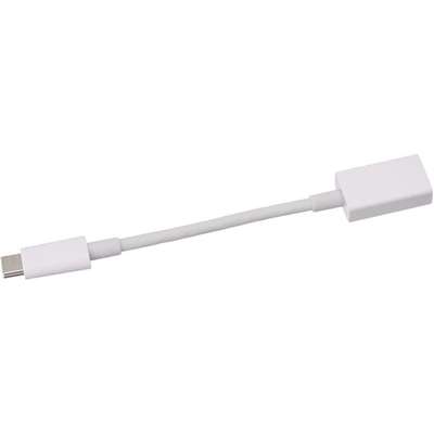 4XEM USB-C Male to USB 3.0 A Female Adapter White Charge and Data