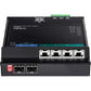 TRENDnet 6-Port Industrial Gigabit PoE+ Wall-Mounted Front Access Switch
