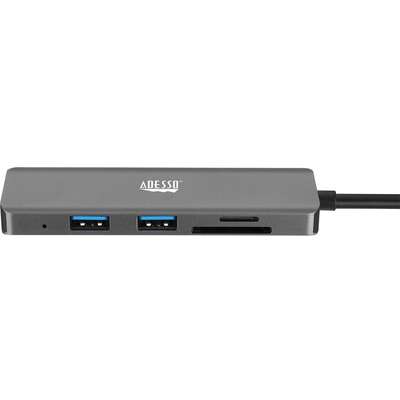 Adesso 6-in-1 USB-C Multi-Port Docking Station (TAA Compliant)