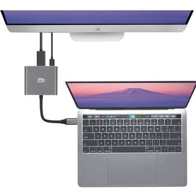 Adesso 3-IN-1 USB-C Multi-Port Docking Station (TAA Compliant)