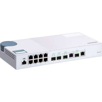 QNAP QSW-M408-4C 12P Layer 2 Managed Software 8 1GBE Port 2 10G SFP+&2 10G SFP+