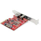 StarTech.com 2-Port 10Gbps USB-A/USB-C PCIe Card -USB 3.1 Gen 2 PCI Express