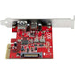 StarTech.com 2-Port 10Gbps USB-A/USB-C PCIe Card -USB 3.1 Gen 2 PCI Express