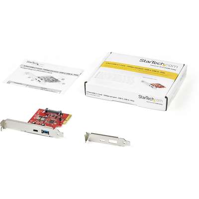 StarTech.com 2-Port 10Gbps USB-A/USB-C PCIe Card -USB 3.1 Gen 2 PCI Express