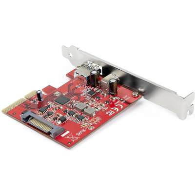 StarTech.com 2-Port 10Gbps USB-A/USB-C PCIe Card -USB 3.1 Gen 2 PCI Express