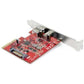 StarTech.com 2-Port 10Gbps USB-A/USB-C PCIe Card -USB 3.1 Gen 2 PCI Express