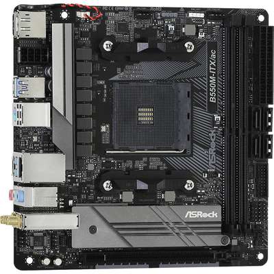 ASRock Inc Asrock MB B550M-ITX AC AMD AM4 Ryzen B550 MAX64GB DDR4 Mini-ITX